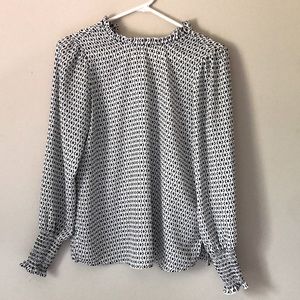 Patterned Long Sleeve Dress Shirt